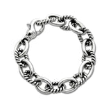 Rope Link Bracelet, Sterling Silver
