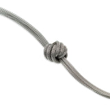 Flexible Knot Design Bracelet, Sterling Silver