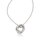 Classic Love Knot Pendant, Sterling Silver