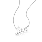 Love Necklace, Sterling Silver