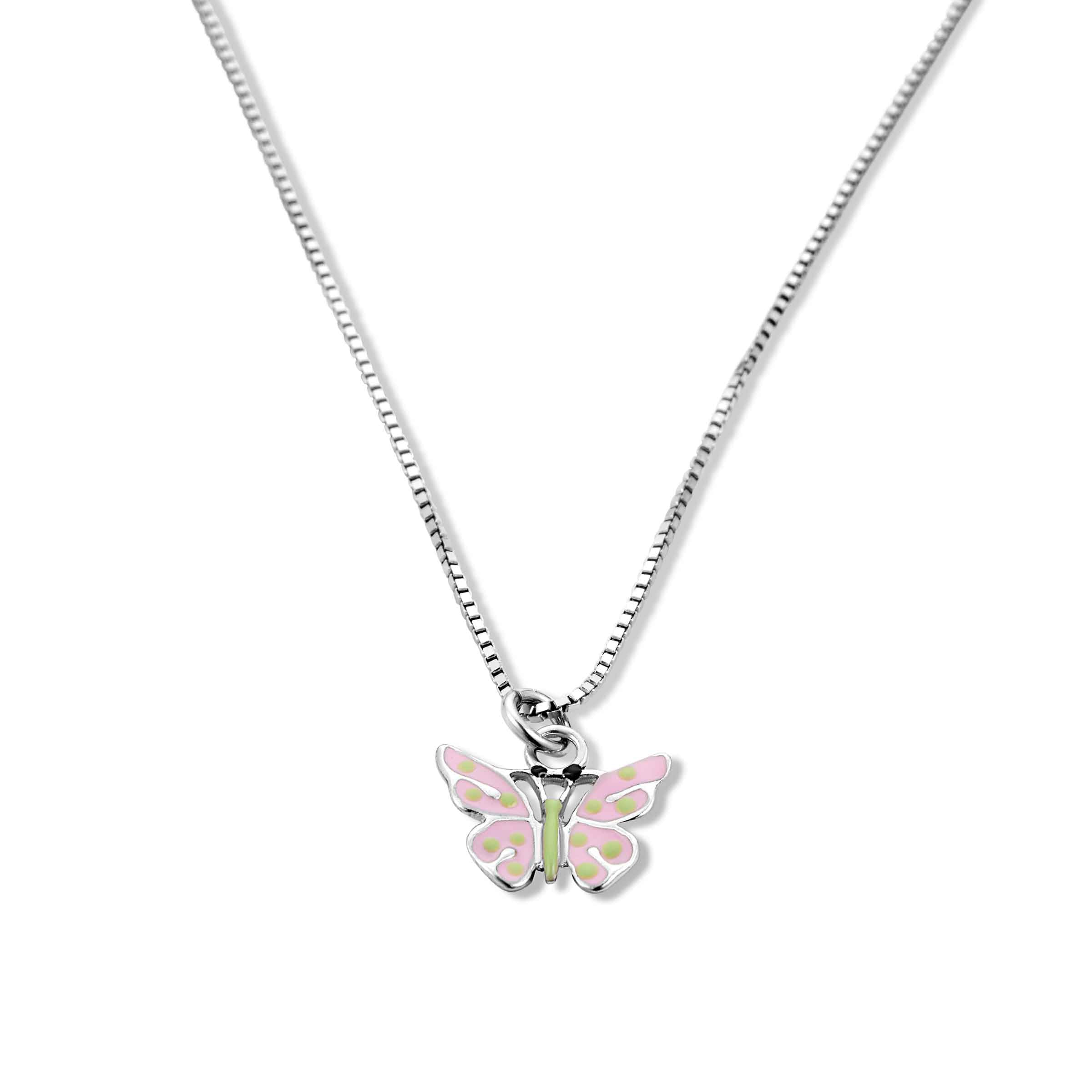 18kt Green Gold Diamond Butterfly Necklace – Glenn Bradford Fine Jewelry