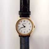 White Face Forton Watch, Black Leather Band