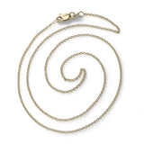 Cable Chain, 16 or 18 Inches, 14K Yellow Gold
