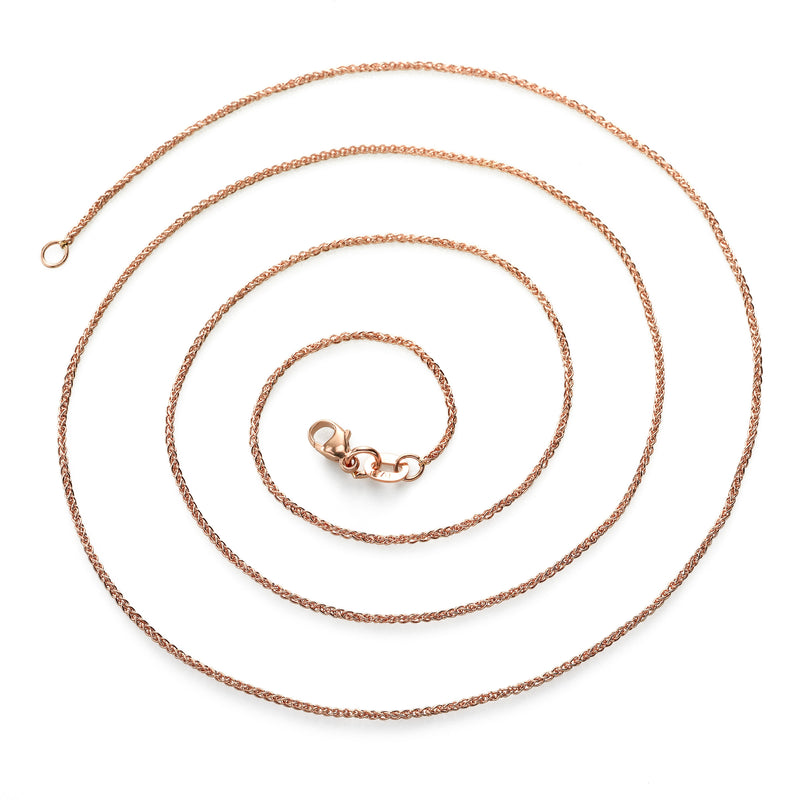 Cable Chain, 16 Inches, 14K Rose Gold