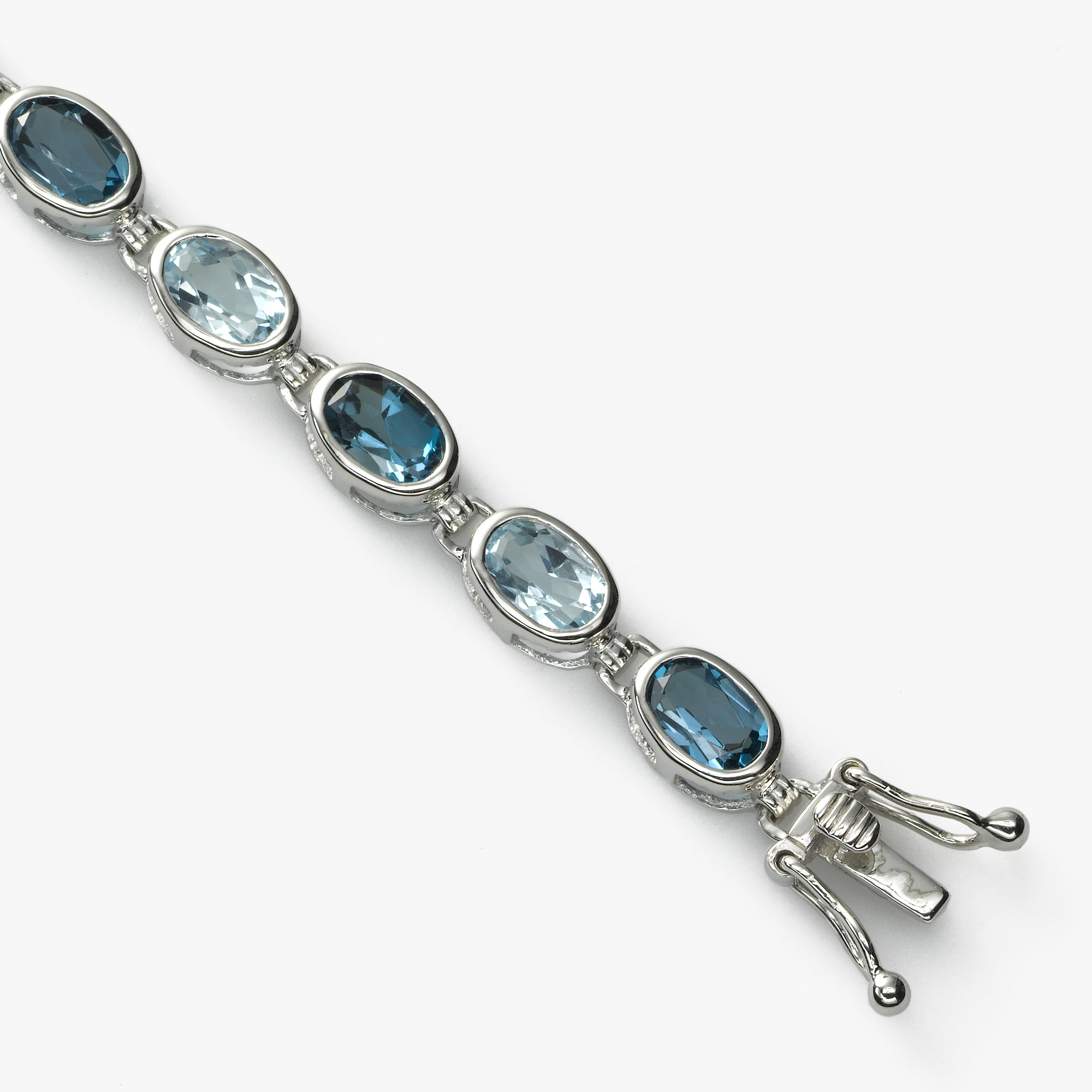 Real Blue Sapphire Gemstone bracelet | Silver 925 – Artiby.com