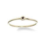 Midi-Ring with Ruby, 14K Yellow Gold