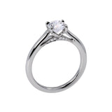 Lazare Ideal 1 Carat Diamond Ring, 18K White Gold