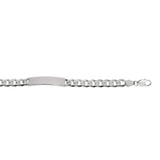 Heavy ID Bracelet, 8.50 Inches, Sterling Silver