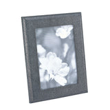Embossed Shagreen Leather Picture Frame, 5x7 Inches