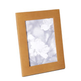 British Tan Calfskin Leather Picture Frame, 5x7 Inches