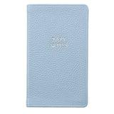 Baby Notes Pocket Journal, Light Blue Leather
