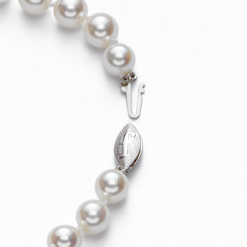 Saltwater Pearls 7.50-Inch Bracelet, 8 x 7.5 MM, 14K White Gold