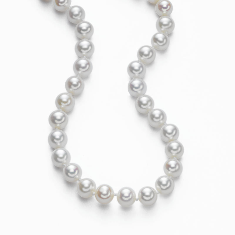 Freshwater Cultured Pearls, 6.5 x 6 MM, 16 or 18 inches, 14K