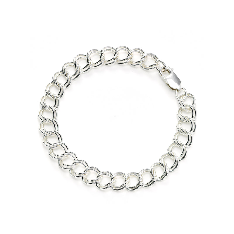 Open Chain Bracelet, Sterling Silver, 7.50 inches