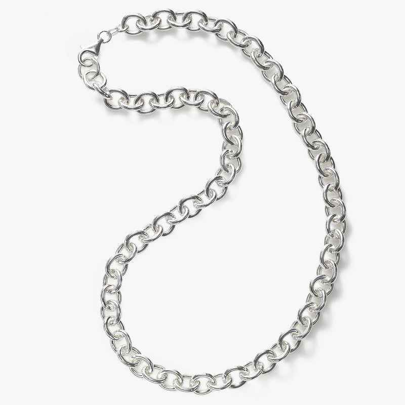 Large Rolo Chain, 18 Inches, Sterling Silver