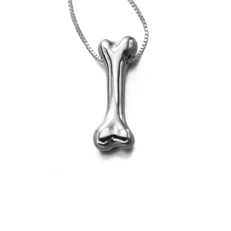 Dog Bone Pendant, Sterling Silver, by Sharelli