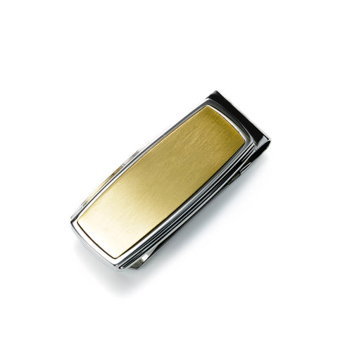 Gold Tone Money Clip, Stainless Steel